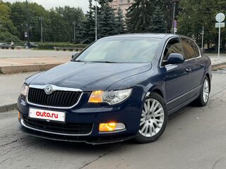 2009 Skoda Superb DSG II, синий, 950000 рублей, вид 2