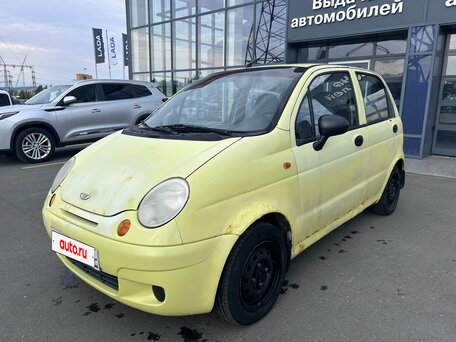 2006 Daewoo Matiz I Рестайлинг, жёлтый, 100000 рублей, вид 2