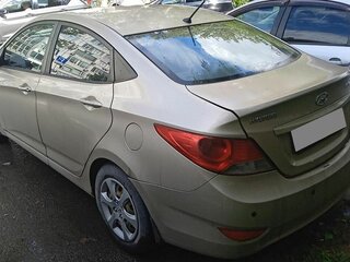 2011 Hyundai Solaris I, жёлтый, 564000 рублей, вид 4