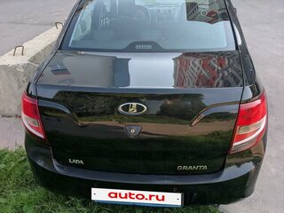 2014 Lada (ВАЗ) Granta I, чёрный, 510000 рублей, вид 4
