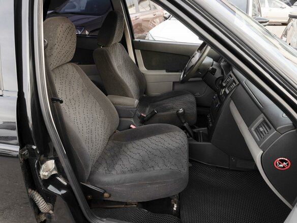 2010 Lada (ВАЗ) Priora I, чёрный, 379000 рублей - вид 7
