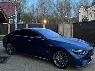 2019 Mercedes-Benz AMG GT 4-Door Coupe 43 I, синий, 6300000 рублей, вид 2