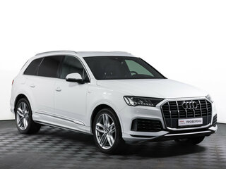 2020 Audi Q7 45 TDI II (4M) Рестайлинг, белый, 5674779 рублей, вид 3