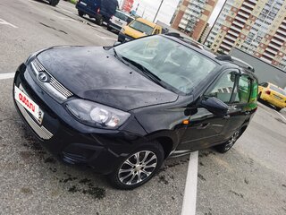 2015 Lada (ВАЗ) Kalina II, чёрный, 500000 рублей, вид 2