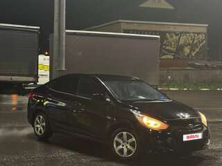 2014 Hyundai Solaris I Рестайлинг, чёрный, 649000 рублей, вид 2