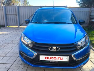 2021 Lada (ВАЗ) Granta I Рестайлинг, синий, 750000 рублей, вид 2