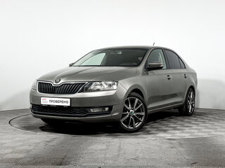 2019 Skoda Rapid I Рестайлинг, бежевый, 970000 рублей, вид 1