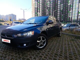 2007 Mitsubishi Lancer X, синий, 445000 рублей, вид 3