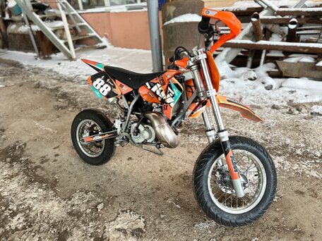 2010 KTM 50 SX, оранжевый, 80000 рублей, вид 4