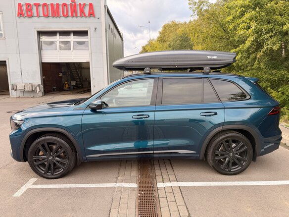 2023 Geely Monjaro (Xingyue L) I, синий - вид 3