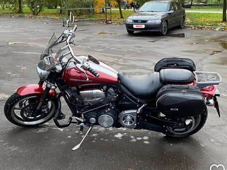 2006 Yamaha XV 1700 Warrior, красный, 750000 рублей, вид 5