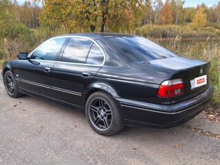 2002 BMW 5 серии 525i IV (E39) Рестайлинг, чёрный, 950000 рублей, вид 4