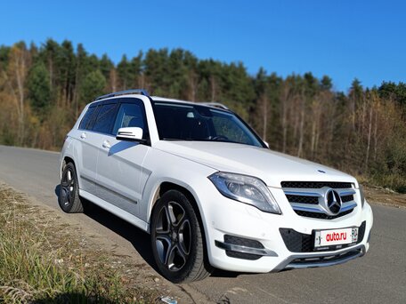 2015 Mercedes-Benz GLK-Класс 220 CDI I (X204) Рестайлинг, белый, 2200000 рублей, вид 1