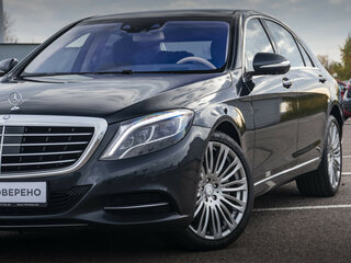 2014 Mercedes-Benz S-Класс 500 Long VI (W222, C217), синий, 3300000 рублей, вид 2
