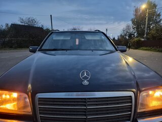 1999 Mercedes-Benz C-Класс 220 I (W202) Рестайлинг, синий, 250000 рублей, вид 1