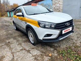 2020 Lada (ВАЗ) Vesta SW Cross I, белый, 870000 рублей, вид 5