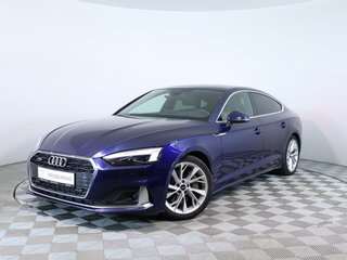 2022 Audi A5 Sportback 45 TFSI II (F5) Рестайлинг, синий, 4100000 рублей, вид 1