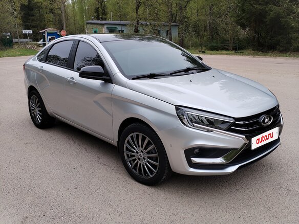 2025 Lada (ВАЗ) Vesta I Рестайлинг (NG), серебристый, 1680000 рублей - вид 1