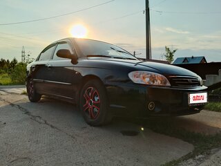 2006 Kia Spectra I Рестайлинг 2, чёрный, 210000 рублей, вид 1