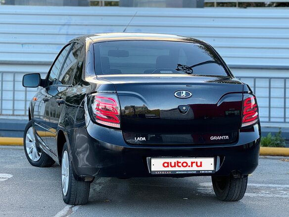 2014 Lada (ВАЗ) Granta I, чёрный - вид 18
