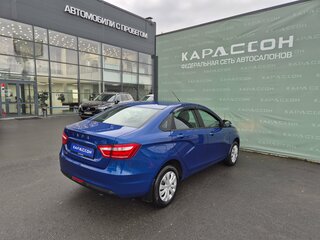 2021 Lada (ВАЗ) Vesta I, синий, 1180000 рублей, вид 2