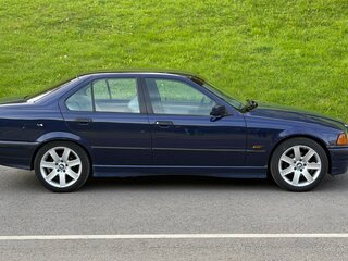 1995 BMW 3 серии 328i III (E36), синий, 950000 рублей, вид 5