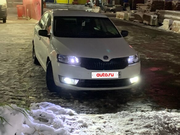 2015 Skoda Rapid I, белый, 590000 рублей - вид 3