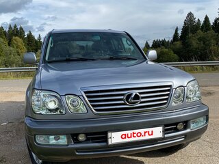 2004 Lexus LX 470 II Рестайлинг, серый, 2400000 рублей, вид 2