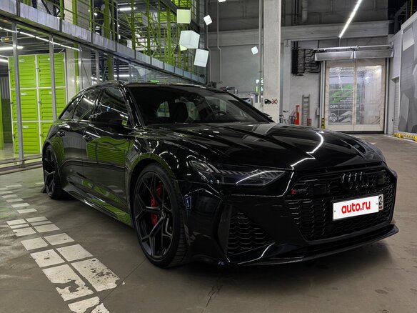 2022 Audi RS 6 IV (C8), чёрный, 14000000 рублей