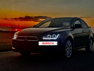2008 Mitsubishi Lancer X, чёрный, 570000 рублей, вид 1