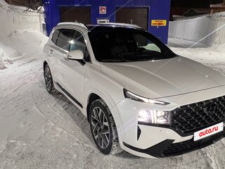 2022 Hyundai Santa Fe IV Рестайлинг, белый, 3600000 рублей, вид 3