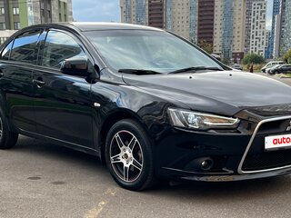 2012 Mitsubishi Lancer X Рестайлинг, чёрный, 700000 рублей, вид 3