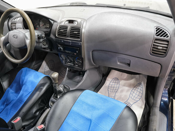 2008 Hyundai Accent ТагАЗ II, синий - вид 14