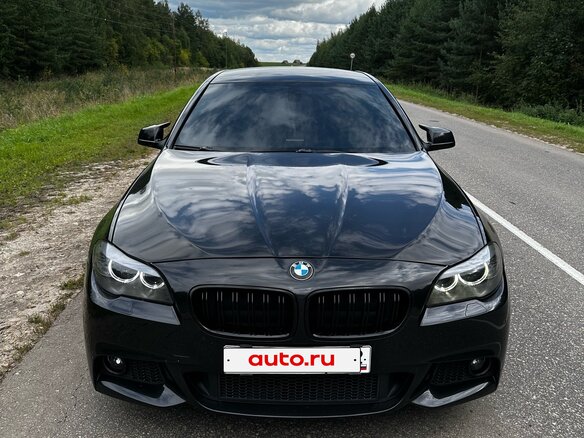 2010 BMW 5 серии 523i VI (F10/F11/F07), чёрный, 1650000 рублей - вид 1