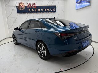 2022 Hyundai Elantra VII (CN7), синий, 1400000 рублей, вид 5