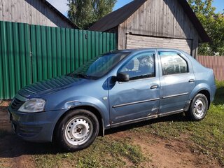 2011 Renault Logan I Рестайлинг, синий, 300000 рублей, вид 4