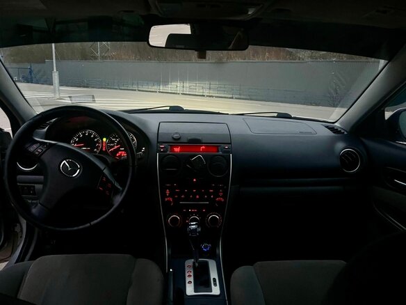 2007 Mazda 6 I (GG) Рестайлинг, серый, 400000 рублей - вид 8
