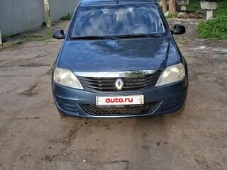 2010 Renault Logan I Рестайлинг, синий, 370000 рублей, вид 1