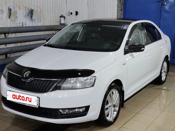 2018 Skoda Rapid I Рестайлинг, белый, 1000000 рублей - вид 1