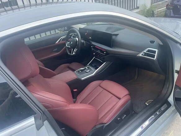 2024 BMW 4 серии 425i G22, G23, G26 Рестайлинг, серый - вид 3