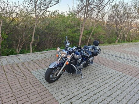 2009 Yamaha XVS1300, синий, 850000 рублей, вид 3