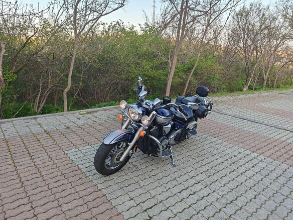 2009 Yamaha XVS1300, синий, 850000 рублей - вид 2
