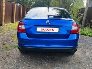 2017 Skoda Rapid I Рестайлинг, синий, 1350000 рублей, вид 4