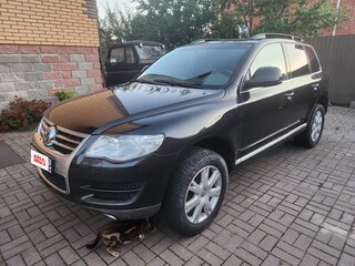 2008 Volkswagen Touareg I Рестайлинг, чёрный, 1100000 рублей, вид 2
