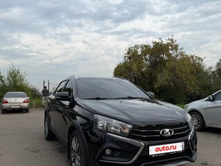 2020 Lada (ВАЗ) Vesta SW Cross I, чёрный, 800000 рублей, вид 3