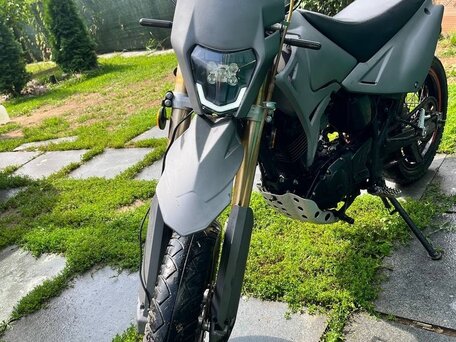 2014 Baltmotors Motard 200, серебристый, 115000 рублей, вид 5