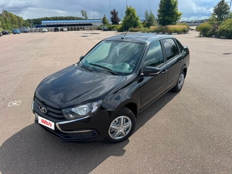 2024 Lada (ВАЗ) Granta I Рестайлинг, чёрный, 615000 рублей, вид 3