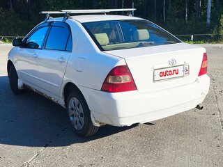 2002 Toyota Corolla IX (E120, E130), белый, 370000 рублей, вид 2