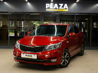 2015 Kia Rio III Рестайлинг, красный, 950000 рублей, вид 1