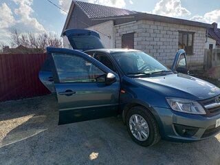 2014 Lada (ВАЗ) Granta I, серый, 600000 рублей, вид 1